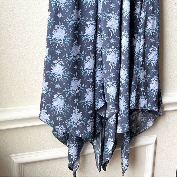 LoveShackFancy Blue Floral Maxi Dress - Picture 7 of 15